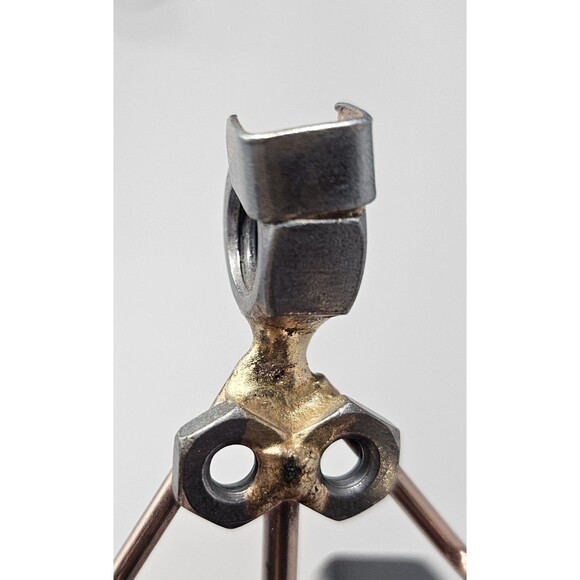 Caregiver Nurse Wheelchair Handmade Rock Creek Metal Art Figurine Desk Accessory - Picture 3 of 10